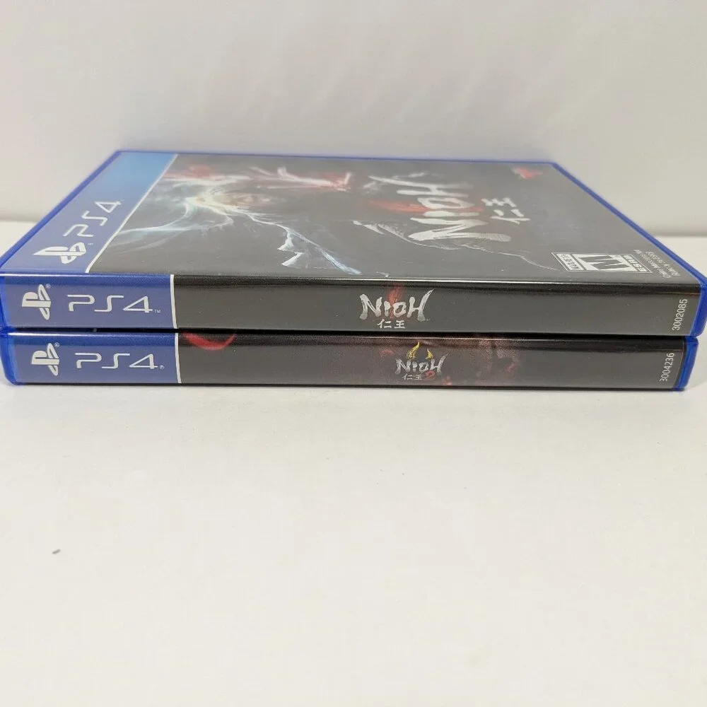 Nioh & Nioh 2 PS4 Sony Playstation 4 Action Role Playing Game Lot 2